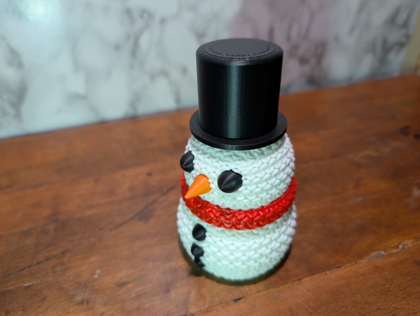 Crocheted Snowman - Charlay Creations