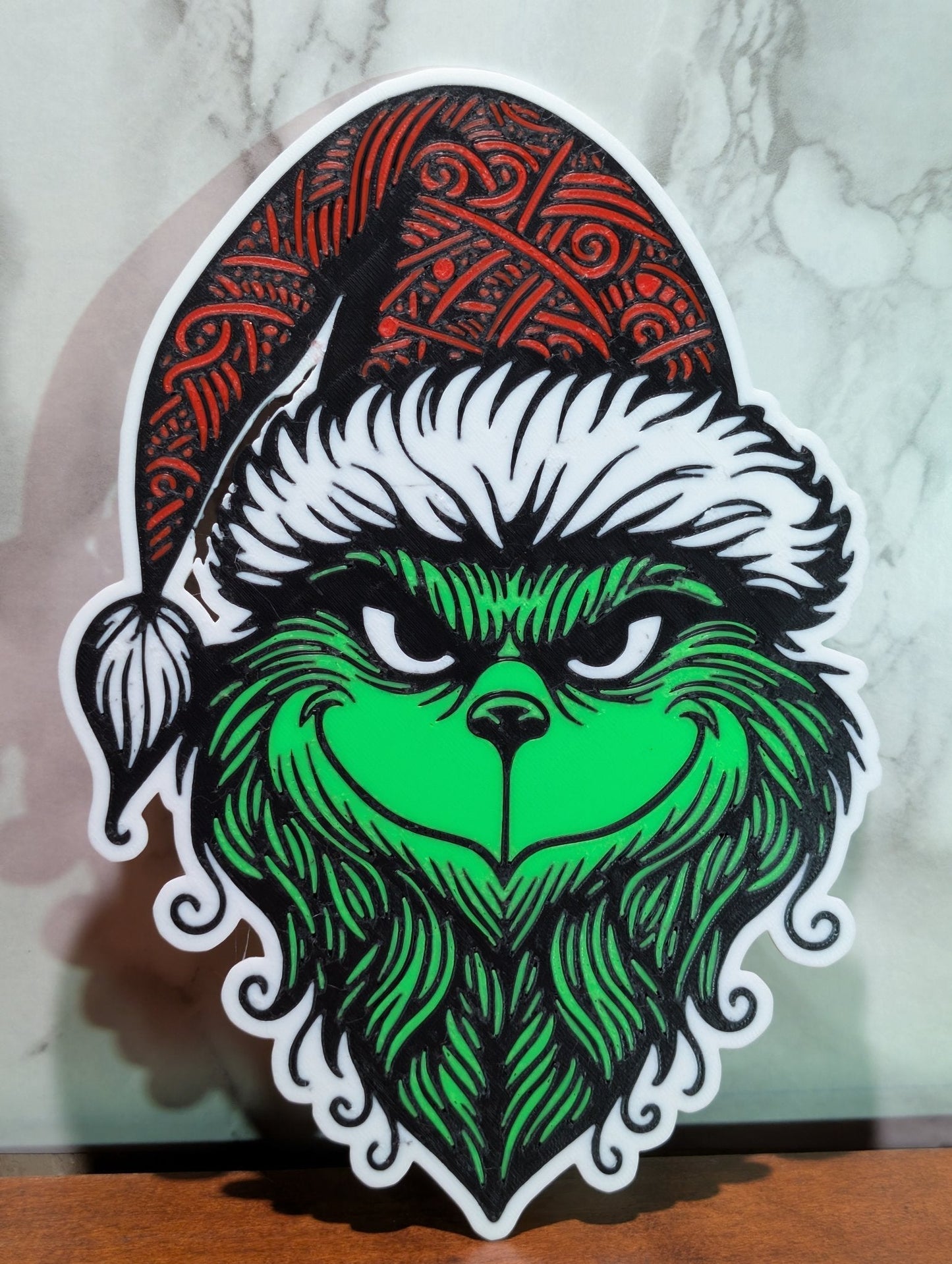Grinch Decoration or Tree Ornament - Charlay Creations