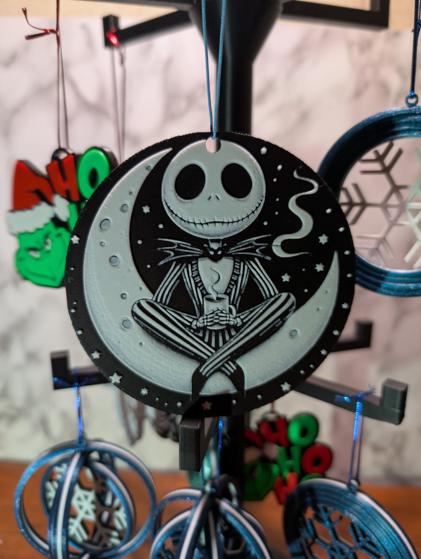 Nightmare on the Moon Christmas Ornament - Charlay Creations