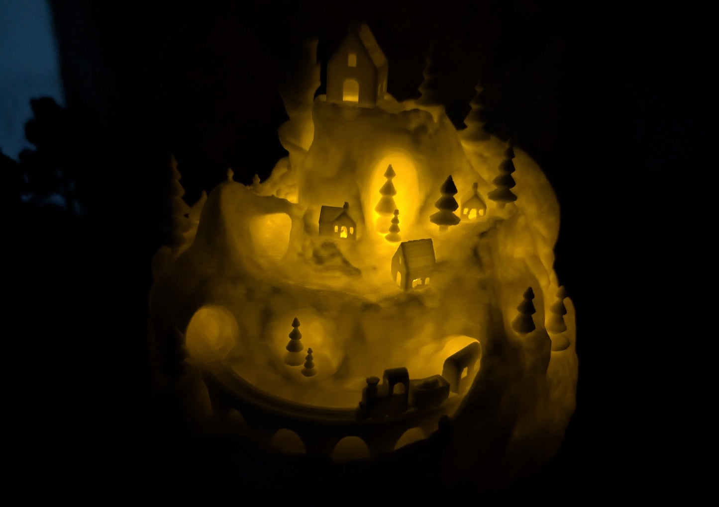 Tea Light Christmas Village - Charlay Creations