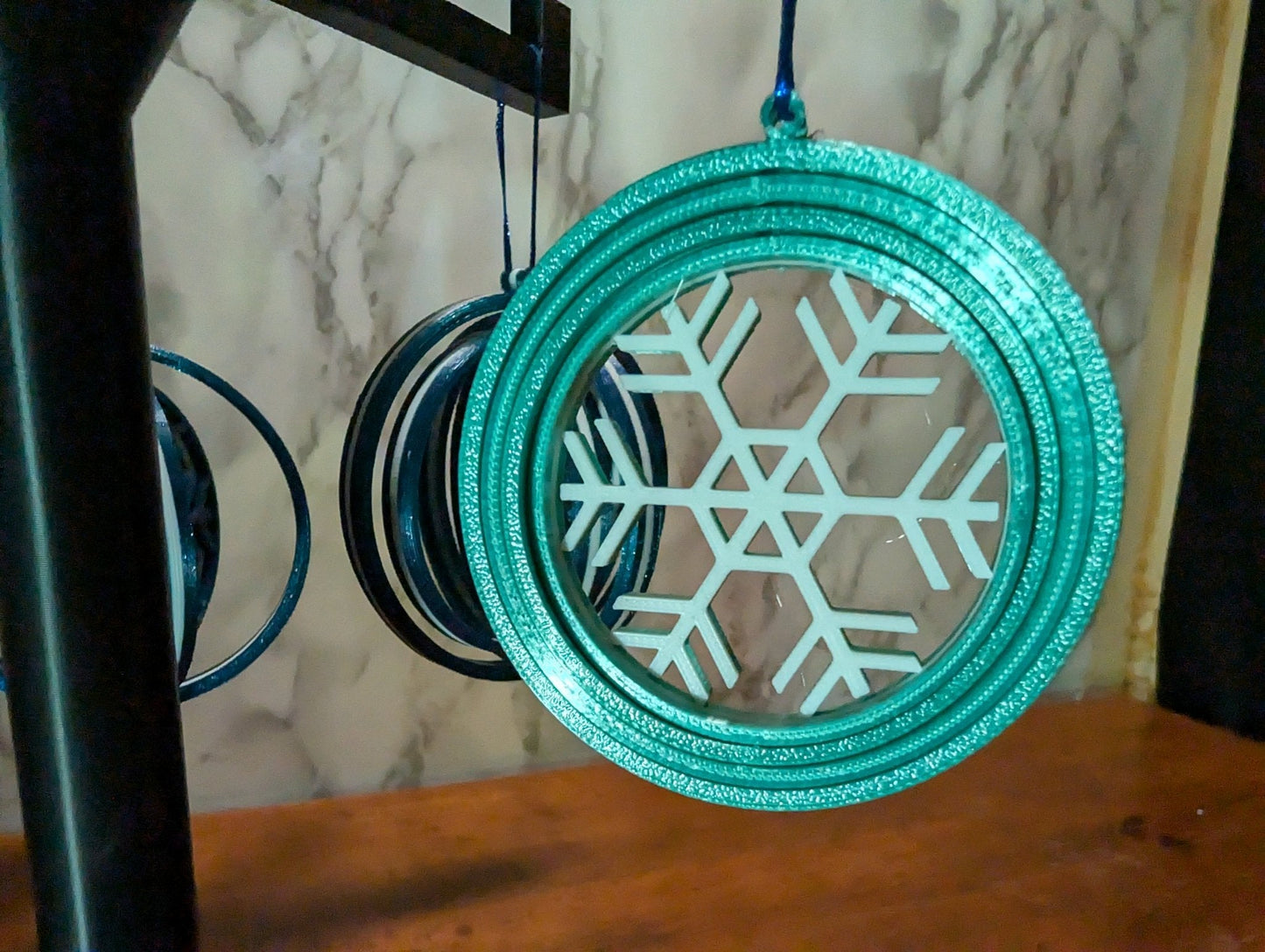 Transforming Snow Flake Christmas Tree Ornament - Charlay Creations